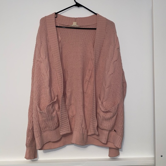 Pink Aeropostale knit oversized cardigan - Picture 5 of 5